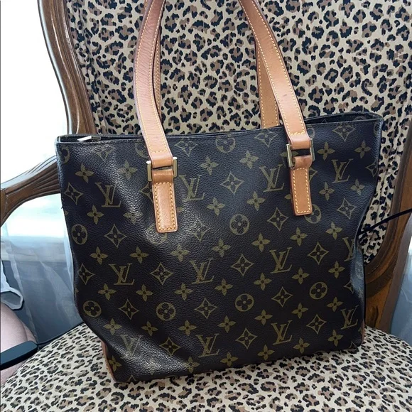Louis Vuitton Dark Brown Monogram Tote - Main Image